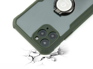 Green Lion Stylishly Tough Shockproof Case with Ring for iPhone 11 Pro