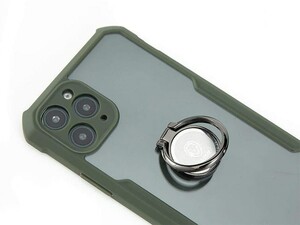 Green Lion Stylishly Tough Shockproof Case with Ring for iPhone 11 Pro