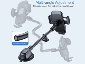 پایه نگهدارنده موبایل داخل خودرو جویروم Joyroom Mechanical Car holder ( Long arm sucker) JR-ZS259