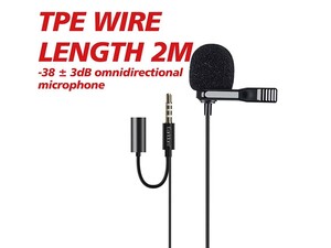 میکروفون 3.5 میلیمتری ارلدام Earldom ET-E38 3.5mm Wired Microphone