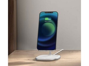 استند شارژر وایرلس بیسوس Baseus Swan Magnetic Desktop Bracket Wireless Charger