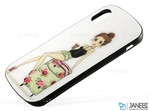 قاب محافظ آیفون طرح دختروچمدان Apple iPhone XS Max Girl&Suitcase Case