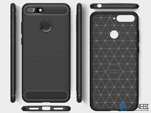 محافظ ژله ای هواوی Carbon Fibre Case Huawei Y6 2018