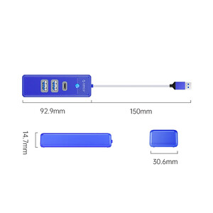 فروش هاب 3 پورت USB3.0 اوریکو