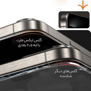 فروش گلس آیفون 14/13/13pro با ابزار نصب ایکس مارت