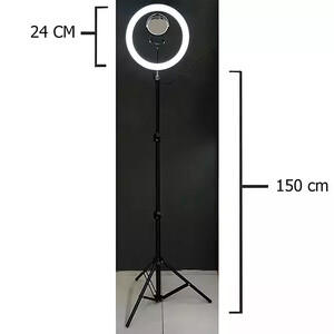 قیمت رینگ لایت سه پایه‌دار دارای آینه زد جی آ ZGA Mirror Desktop Ring Light with Tripod