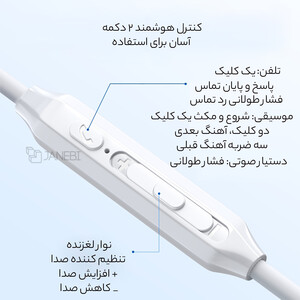 خرید هندزفری سیمی با جک 3.5 میلی‌متری جویروم