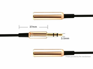 فروش کابل صدای جک 3.5 میلی‌متری 40 سانتی‌متری ارلدام Earldom ET-AUX201 Audio cable 3.5mm socket 40cm