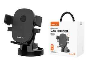 کیفیت هولدر موبایل داخل خودرو رسی RECCI RHO_C29 MULTI-FUNCTION CAR HOLDER