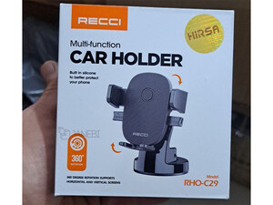 کیفیت هولدر موبایل داخل خودرو رسی RECCI RHO_C29 MULTI-FUNCTION CAR HOLDER