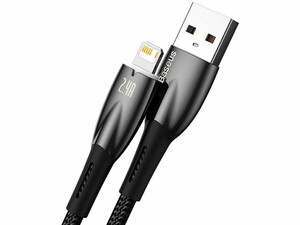 قیمت کابل شارژ لایتنینگ 2.4 آمپر یک متری بیسوس Baseus Glimmer Fast Charging Data Cable CADH000201