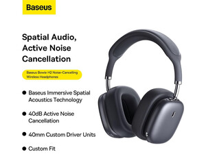 خریدذ بهترین هدفون بی سیم با قابلیت حذف نویز بیسوس Baseus Bowie H2 Noise-Cancelling Wireless Headphone