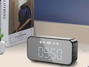 کیفیت اسپیکر بلوتوث و ساعت دیجیتال ایکس او XO-F41 Bluetooth Mirror Clock Bluetooth Radio Speaker