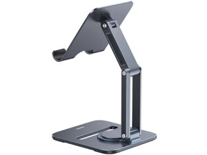 استند و پایه تبلت بیسوس Baseus Desktop Biaxial Foldable Metal Tablet Stand Rotatable Version Space Grey BS-HP006A B10431801811-00