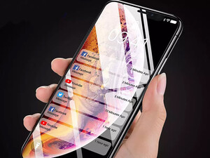 کیفیت محافظ صفحه نمایش جلو و پشت گوشی بوف buff Hydrogel front and back screen protector for iPhone XS Max