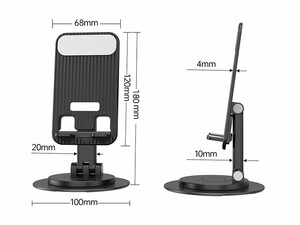 قیمت هولدر رومیزی تاشو کوتتسی Coteci Rotate The Folding Bracket SD-61 51017