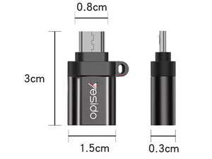 قیمت مبدل OTG microUSB یسیدو Yesido GS07 USB to MicroUSB converter