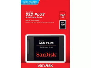 کیفیت رم اس اس دی 240 گیگابایت سن دیسک SanDisk internal SD model SSD PLUS capacity 240 GB