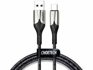 کابل شارژ سریع یو اس بی به تایپ سی 25 وات 5 آمپر 1.2 متر چویتک CHOETECH USB-A to USB-C Cable AC0013