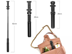 قیمت مونوپاد بلوتوثی سه پایه دار وونیو Bluetooth monopod with tripod Vonio model BR21