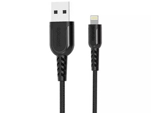 فروش کابل تبدیل USB به لایتنینگ پرودو Porodo PD-12TUBL lightning cable 1.2 m