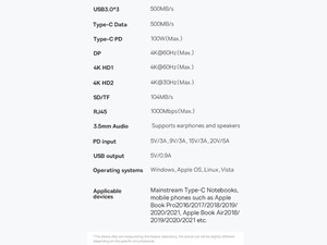 هاب تایپ سی 12 پورت و پایه لپ تاپ بیسوس Baseus EliteJoy Gen2 12-Port Type-C HUB Adapter WKSX030213