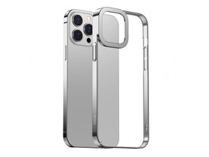 خرید قاب محافظ شفاف آیفون 13 پرومکس بیسوس Baseus Glitter Hard PC Case Transparent Electroplating Cover for iPhone 13 Pro Max