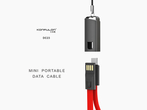 فروش کابل تبدیل USB به USB-C کانفلون   0.23 متر  Konfulon Charger Cable DC-23 Type-C