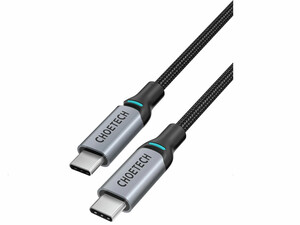 خرید کابل سوپر فست شارژ تایپ سی به تایپ سی 100 وات 1.8 متری چویتک Choetech XCC-1002-BK USB C to USB C Cable