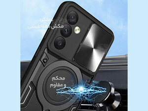 فروش قاب ضد ضربه مگنتی Samsung Galaxy A54 Magnetic Support Case دارای محافظ دوربین