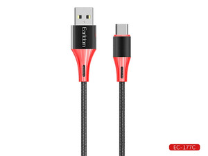 خرید کابل تایپ سی فست شارژ ارلدام  Earldom EC-177C 2.4A Fast Charging USB-C Cable