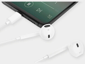 خرید هندزفری سیمی طرح ایرپاد دویا Hands Free Devia Earpods EM048 USB C