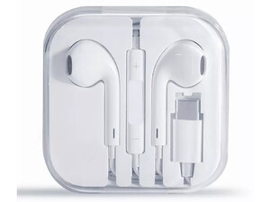 قیمت هندزفری سیمی طرح ایرپاد دویا Hands Free Devia Earpods EM048 USB C