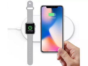 قیمت شارژر وایرلس دوکاره دویا DEVIA EA087 Wireless Charger 2 In 1 for Smart Phone&Apple Watch