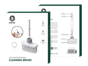 خرید ارزانترین کیت تمیزکننده 5 کاره گرین لاین Green Lion 5 in 1 Multifunctional Cleaning Brush