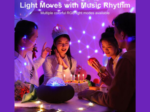 قیمت اسپیکر بی سیم قابل حمل جویروم JOYROOM JR-MS02 Maya Series Colorful Ambience Lights Bluetooth speaker