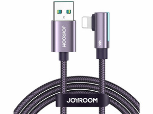 کابل شارژ سریع گیمینگ یو اس بی به لایتنینگ 2.4 آمپر 1.2 متری جویروم JOYROOM S-AL012A17 USB to iPhone 1.2m 2.4A Fast Charge Cable