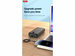 خرید پاوربانک تایپ سی و یو اس بی 45 وات 20000 ایکس او XO PR203 20000 Fast charging power bank LED Digital Display