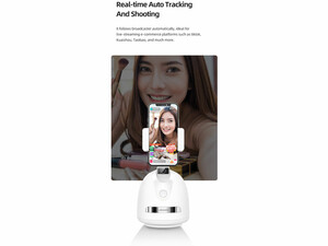 هولدر گوشی موبایل هوشمند با قابلیت ردیابی چهره یوسامز USAMS US-ZB239 Smart Face Tracking Phone Holder