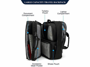 کوله پشتی ضدآب لپ تاپ 17.3 اینچی کول بل coolbell CB-10003 Backpack Bag 17.3 inch laptop