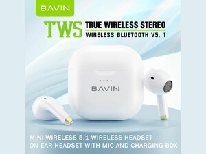 هندزفری بی سیم باوین BAVIN BA27 TWS Wireless Earphones Bluetooth 5.1