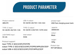 مشخصات پاوربانک ایکس او XO-PR192