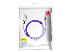 کابل شارژ مغناطیسی یو اس بی به لایتنینگ 1 متری 2 آمپر بیسوس Baseus CALXC-H01 Smart Magnetic Charging Cable USB to Lightning