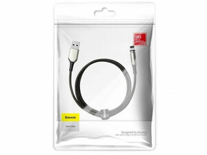 کابل شارژ مغناطیسی یو اس بی به لایتنینگ 1 متری 2 آمپر بیسوس Baseus CALXC-H01 Smart Magnetic Charging Cable USB to Lightning