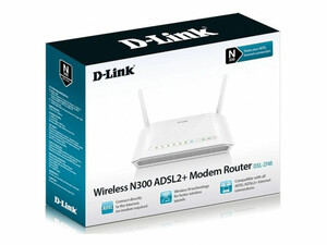 روتر و مودم وایرلس + ADSL2 دی لینک D-Link DSL-2750U N300 Adsl2 Plus