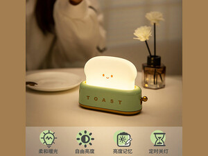 چراغ خواب فانتزی شارژی تایمردار Lamp LED Night Light Bedroom Bedside Timing Sleeping Light