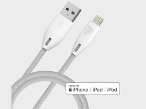 کابل یو اس بی به لایتنینگ  1.2 متری 3 آمپر پاورولوژی Powerology Braided USB-A to Lightning Cable PCAB003