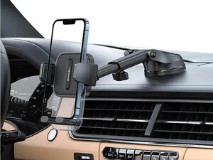 هولدر موبایل داخل خودرو یوسامز USAMS Car Centre Retractable Transparent Holder US-ZJ072