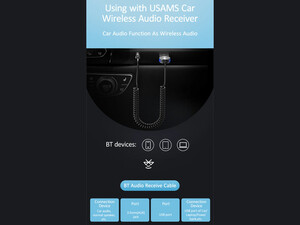 فرستنده صوتی یوسامز Usams US-SJ464 Car Wireless Audio Receiver