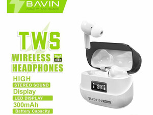 قیمت هندزفری بی سیم باوین BAVIN BA15 Hi-Fi TWS Bluetooth 5.0 Wireless Earphone